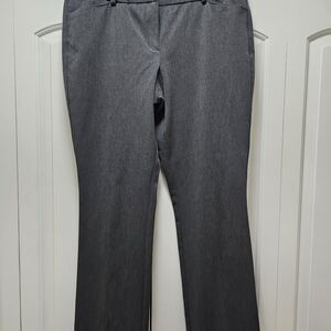 New York & Company Charcoal Straight Leg Pants